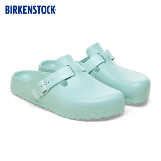 BIRKENSTOCK包头拖鞋男女外穿时尚休闲拖鞋EVA Boston系列 绿色窄版1027385 38