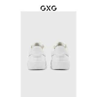 GXG男鞋板鞋百搭小白鞋滑板鞋运动板鞋男款休闲鞋男潮 白色 40
