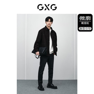 GXG男装 新年系列双色夹克 24春季GFX12101171 黑色 175/L