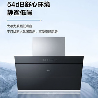 海尔（Haier）抽油烟机高频自清洁除异味 挥手开关家用脱排油烟机 侧吸式23立方吸油烟机CXW-258-EC961