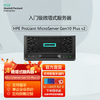 HPE MicroSvrG10+v2微型塔式服务器主机工作站机箱存储设备cpu奔腾G640516G内存NHP