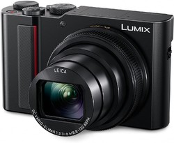 Panasonic 松下 LUMIX 相機 20.1MP 1 英寸傳感器 15X圈 WiFi 混合 O.I.S. 穩定 3 英寸 LCD DC-ZS200DK（黑色）