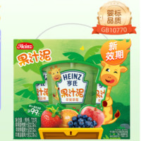 Heinz 亨氏 儿童果泥 礼盒120g*6袋+赠3袋（新效期）