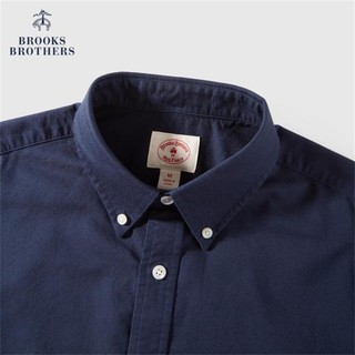 Brooks Brothers 男士纯棉美式经典长袖休闲扣结领衬衫