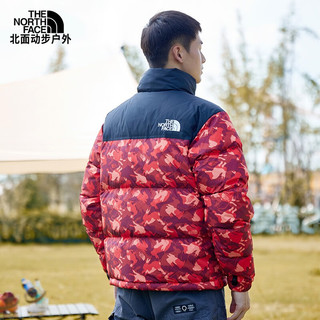 THE NORTH FACE 北面 1996 Nuptse 中性户外羽绒服 NF0A3C8D-II5 红色 XS