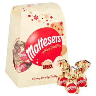 麦提莎（Maltesers）松露巧克力白巧味200g 零食喜糖果女友年货礼盒开运红品
