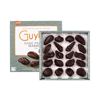 GuyLiAN 吉利莲 比利时榛子72%黑巧克力225g婚喜糖盒零食