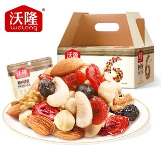 wolong 沃隆 每日坚果独立小包装混合干果仁营养零食礼盒