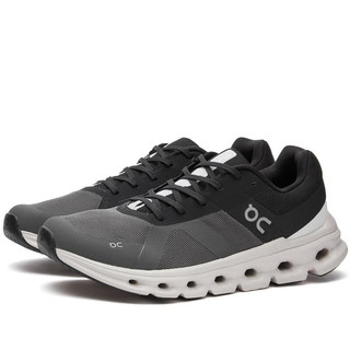 昂跑（On）男士跑步鞋Cloudrunner透气舒适防滑缓震耐磨抗冲击运动休闲鞋 Grey 41