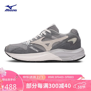 Mizuno 美津浓 男女运动鞋 舒适透气时尚厚底复古休闲鞋 PI RETRO 40.5码