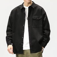 JIKADI 纪卡迪 秋冬重磅高品质纯棉工装长袖衬衣