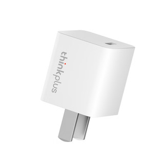 联想Thinkplus 20W USB-C 电源适配器 苹果充电器 ipadiphone15系列快充 口红电源 USB-C 迷你充电器 20W 雅典白 充电头