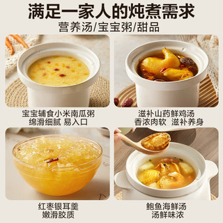 SUPOR 苏泊尔 电炖锅家用小型煮粥全自动陶瓷煲汤炖汤锅辅食燕窝炖盅