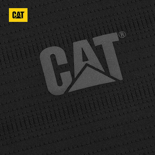 CAT卡特24春夏男经典简约标准logo印花T恤 黑色 M