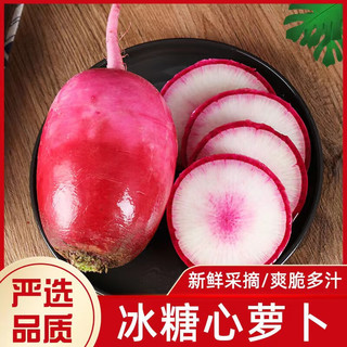 京地达 冰糖心水果萝卜 新鲜生吃甜脆潍坊县【净重8.5斤】
