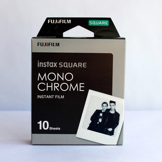 一次成像相机正方形拍立得相纸 Square方形 mono黑白时光款10张