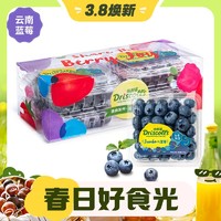 3.8焕新：怡颗莓 Driscoll's云南蓝莓Jumbo超大果18mm+ 4盒礼盒装 125g/盒