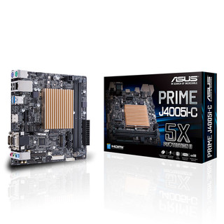 ASUS 华硕 PRIME J4005I-C迷你ITX赛扬双核低功耗无风扇工控一体机主板