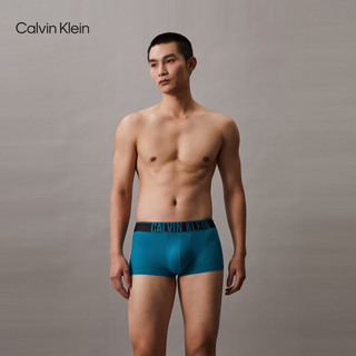 Calvin Klein内衣【明星同款风暴引力带】24春夏男提花低腰防夹臀内裤NB3836 OCD-冰岛蓝 M