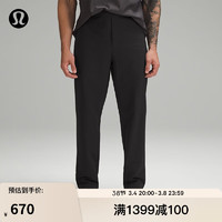 lululemon丨New Venture 男士休闲裤 *Pique LM5AVGS 黑色 M