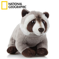 国家地理 仿真野生动物玩偶 6"浣熊儿童毛绒玩具公仔生日礼物