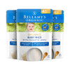 澳洲贝拉米婴幼儿有机辅食益生元GOS米粉125g*3袋 4+