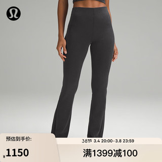 lululemon 丨Ribbed Softstreme™女士罗纹拉链裤腿高腰长 LW5FF6S  4