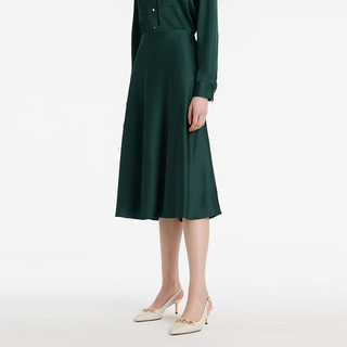 歌莉娅|   三醋酸半截裙（眼罩和宽发圈）  1C3L2B220 91G墨绿（预计3月18日发货） S（预计3月18日发货）