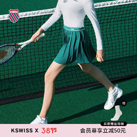 K·SWISS 盖世威（K·SWISS）女裙 24春季 潮流休闲百搭梭织半身裙 1910080 310艳翡绿 2XL