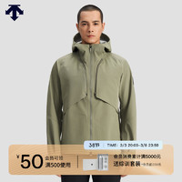 DESCENTE迪桑特DUALIS系列都市通勤男士梭织上衣春季 KK-KHAKI 3XL(190/108A)