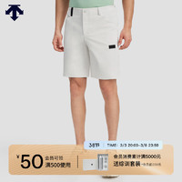 DESCENTE迪桑特DUALIS系列都市通勤男士梭织短裤夏季 CR-CREAM 2XL(185/92A)