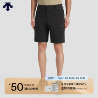 DESCENTE迪桑特DUALIS系列都市通勤男士梭织短裤夏季 BK-BLACK XL(180/88A)