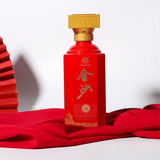 JINSHA 金沙 回沙酒优酱 贵州酱香型白酒 53度 500mL 1瓶