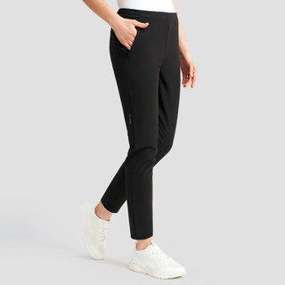 DESCENTE 迪桑特WOMEN’S TRAINING系列女士梭织运动长裤春季 BK-BLACK L(170/70A)