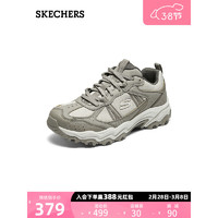 斯凯奇（Skechers）登山徒步鞋户外冬季抓地女运动鞋180125 自然色/灰褐色/NTTP 40