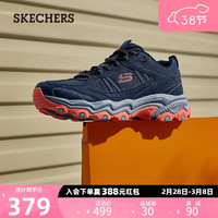 斯凯奇（Skechers）登山徒步鞋户外冬季抓地女运动鞋180125 海军蓝色/珊瑚色/NVCL 36