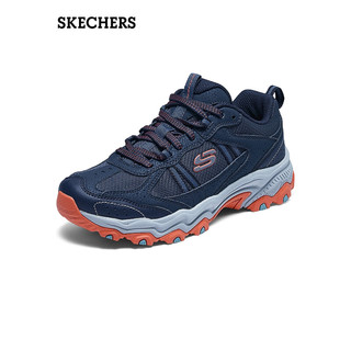 斯凯奇（Skechers）登山徒步鞋户外冬季抓地女运动鞋180125 海军蓝色/珊瑚色/NVCL 38.5