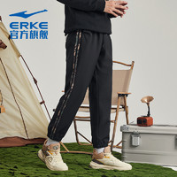 ERKE 鸿星尔克 电池熊猫|鸿星尔克运动裤春季新款男加厚休闲长裤百搭卫裤男