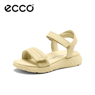 爱步（ECCO）童鞋 夏季儿童凉鞋舒适软底女童凉鞋 适动712172 稻黄色71217201710 34码