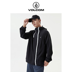 VOLCOM 钻石高端品牌时尚百搭连帽夹克2023秋季新款男士防晒衣外套