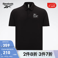 Reebok锐步24春夏男子TEE/SS休闲舒适针织短袖T恤Polo衫 24SRM401MGH0 XL