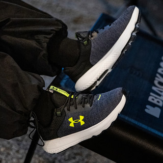 安德玛（UNDERARMOUR）男鞋 24春运动鞋时尚舒适休闲鞋透气跑步鞋缓震鞋子 3026679-003/黄黑色/拍大一码 44.5