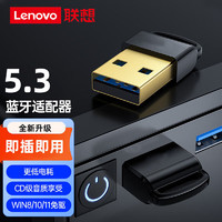 Lenovo 联想 蓝牙适配器5.3接收器发射器适用于台式电脑蓝牙模块连接免驱