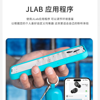 JLAB JBuds Mini超迷你真无线蓝牙耳机蓝牙5.3 HiFi音质 IP55防水防汗EQ3音效 玫红色