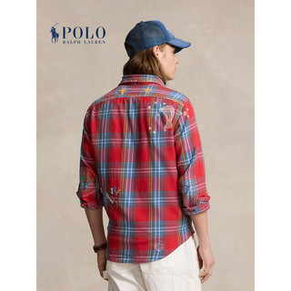 Polo Ralph Lauren 拉夫劳伦 男装 24年春经典版法兰绒工作衬衫RL18088 999-多色 S