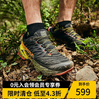 LA SPORTIVA AKASHA户外长距离越野跑鞋男轻量登山跑步鞋女运动鞋 黑/黄 40