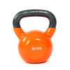 KYLIN SPORT 壶铃器材提壶哑铃男士浸塑壶铃女士家用KettleBell球 桔色20kg