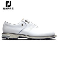 FootJoy高尔夫球鞋男士FJ Premiere经典时尚透气稳定小牛皮golf运动鞋子 53922-白/蓝 7=40码