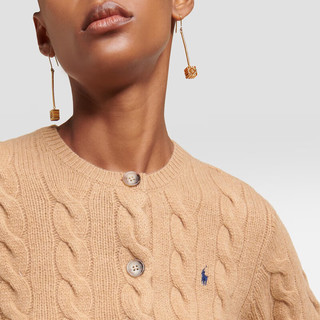 Polo Ralph Lauren    绞花针织羊毛与羊绒开衫P00860546 米色 XL