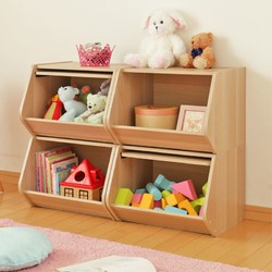 IRIS 爱丽思 日本简约木质收纳柜整理储物窄柜卧室书柜置物柜爱丽丝